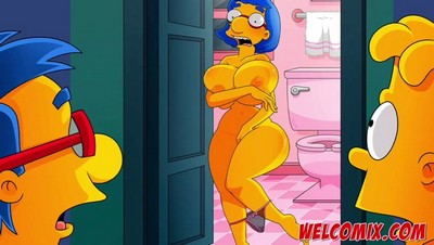 Коллекция эротических журналов - The Simptoons.