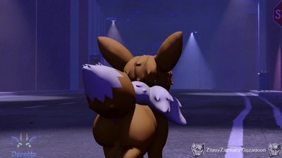 Представлены очаровательные 3D покемоны, демонстрирующие анимационные сцены.