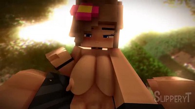 3D Дженни использует свою анимационную задницу, чтобы ослабить Minecraft.