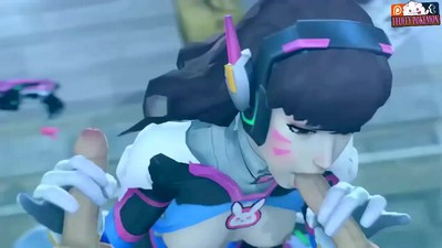 На сайте каждый день публикуются эротические ролики с героями игры Overwatch, включая Mei, Ashe, D.