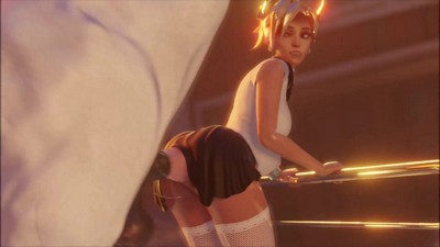 В сети ежедневно появляются видео с персонажами из компьютерной игры Overwatch.