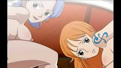 "Nami and Nojiko Engage in Adult Activities on the Sunny One Piece.