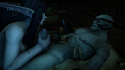 Ночной эльф в World Of Warcraft Bones.