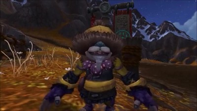 Пушистое создание показывает свои товары: порно с персонажами игры Warcraft.