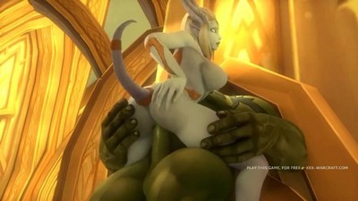 Анимированное видео с персонажами компьютерной игры Warcraft, включающее сексуальные сцены с ночными эльфами, гномами, орками и другими.