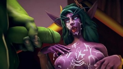 Tyrande Whisperwind is known for her role in an animated adult content featuring characters from the popular MMO game, Warcraft.