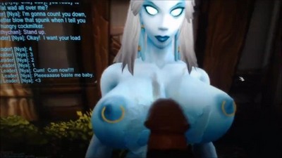 Видео сексуального характера с персонажами компьютерной игры «World of Warcraft».
