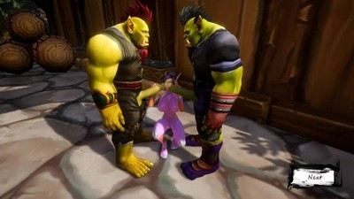На сайте появляется анимированное порно с персонажами из игры Warcraft.