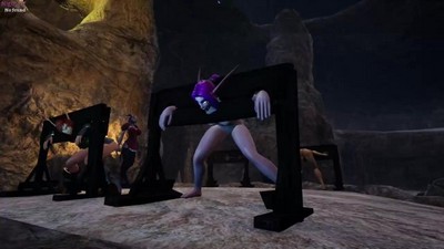 Анимированное 3D видео с персонажами игры World of Warcraft.