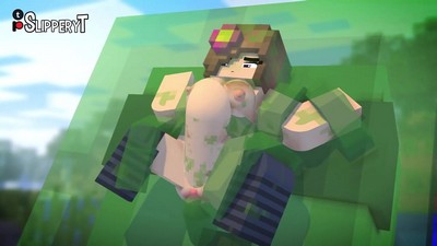 Горячее порно с героями игры Minecraft!