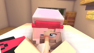 Зоя играет в Майнкрафт, наслаждаясь его трехмерной графикой.