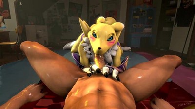 Ренамон из Digimon участвует в 3D порно мультфильмах.